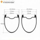 Ultralight 700C 40x31mm Symmetric Carbon Tubeless Gravel / CX Rim Big Hole Center Distance Ultralight 700C 40x31mm Symmetric Carbon Tubeless Gravel / CX Rim Big Hole Center Distance